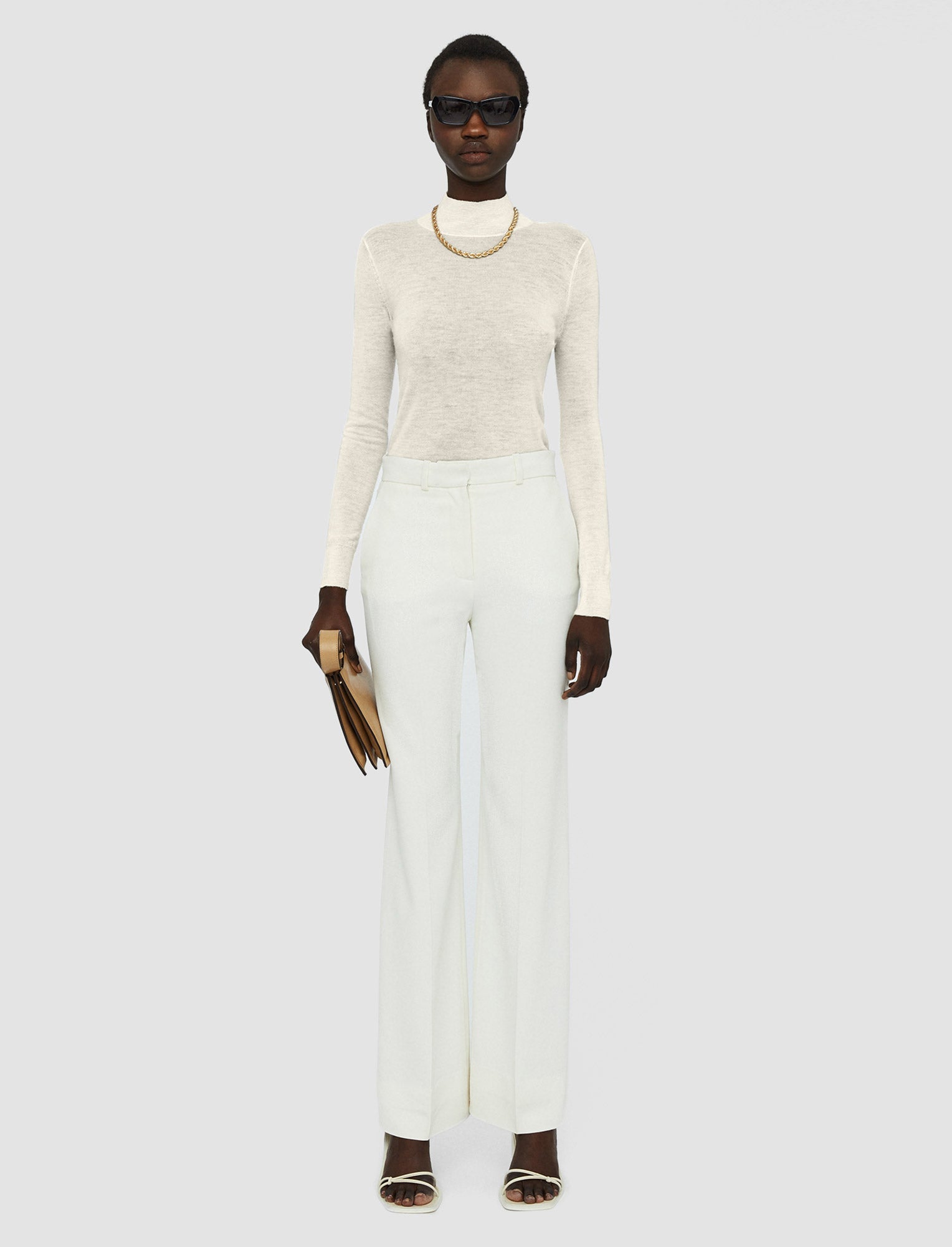 Cashair High Neck Jumper