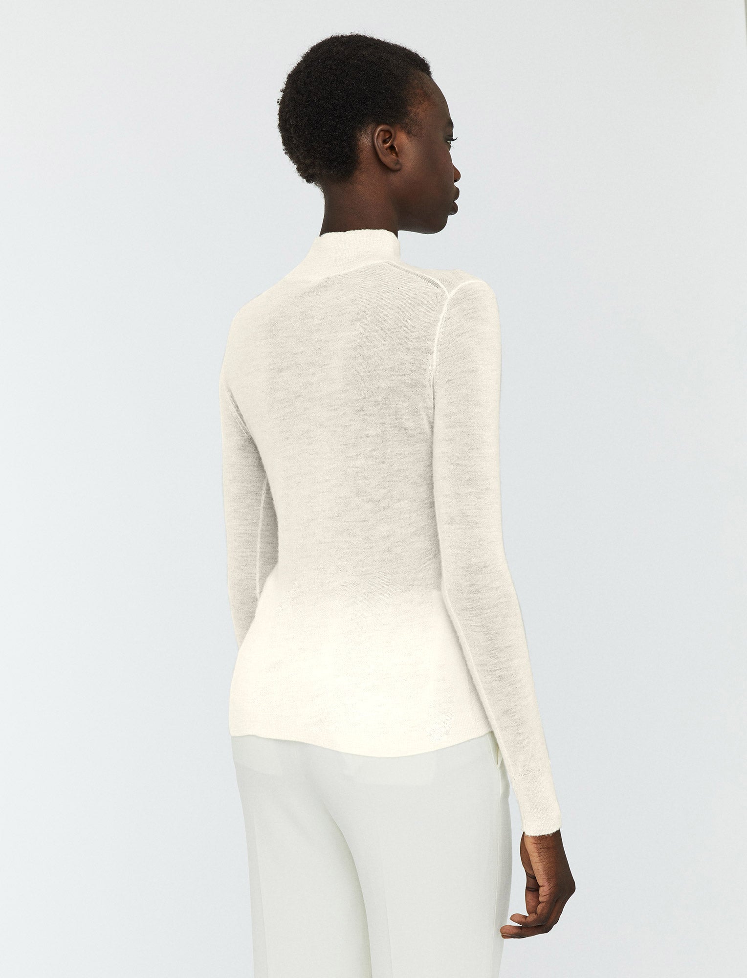 Cashair High Neck Jumper