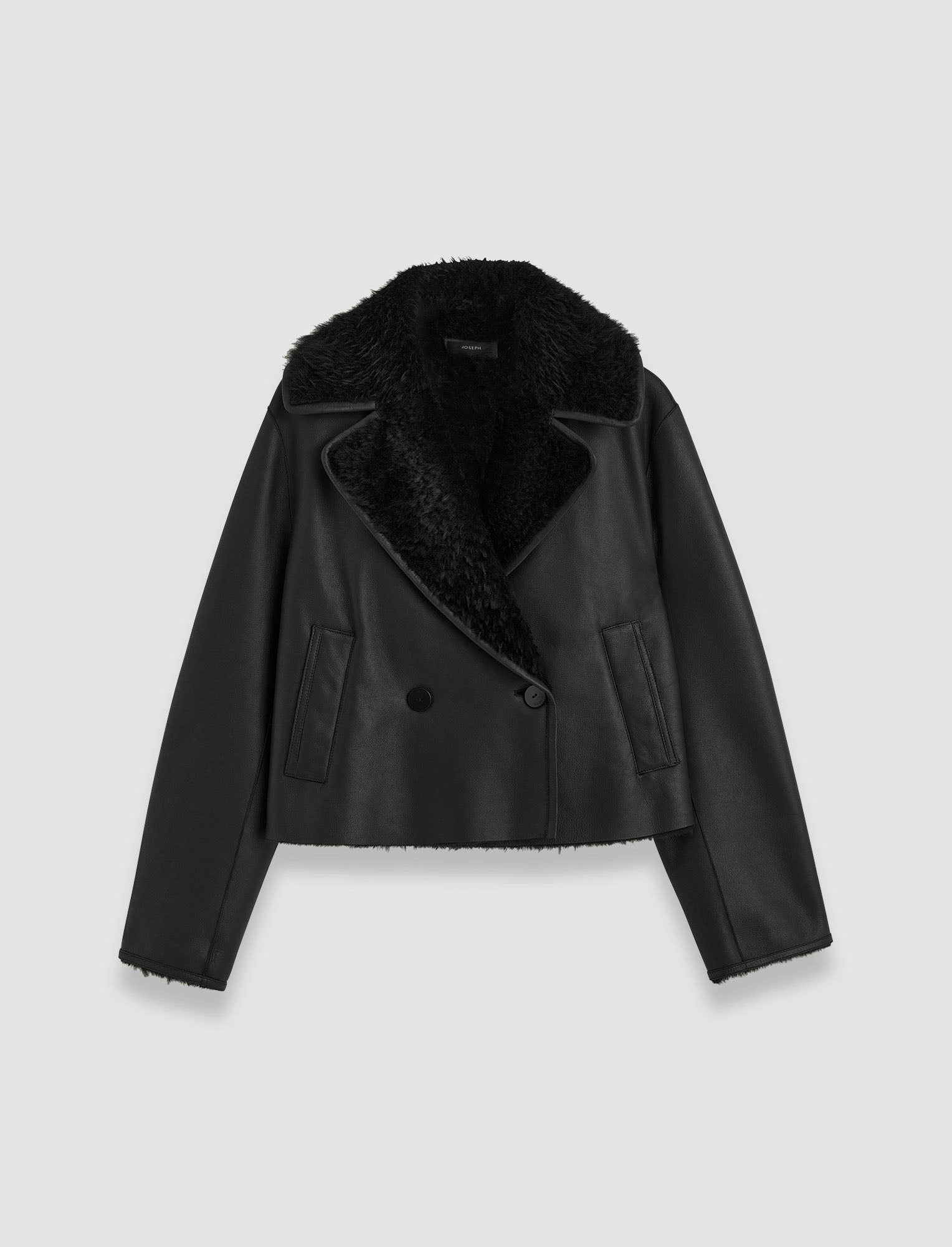 Rousse Textured Shearling Jacket