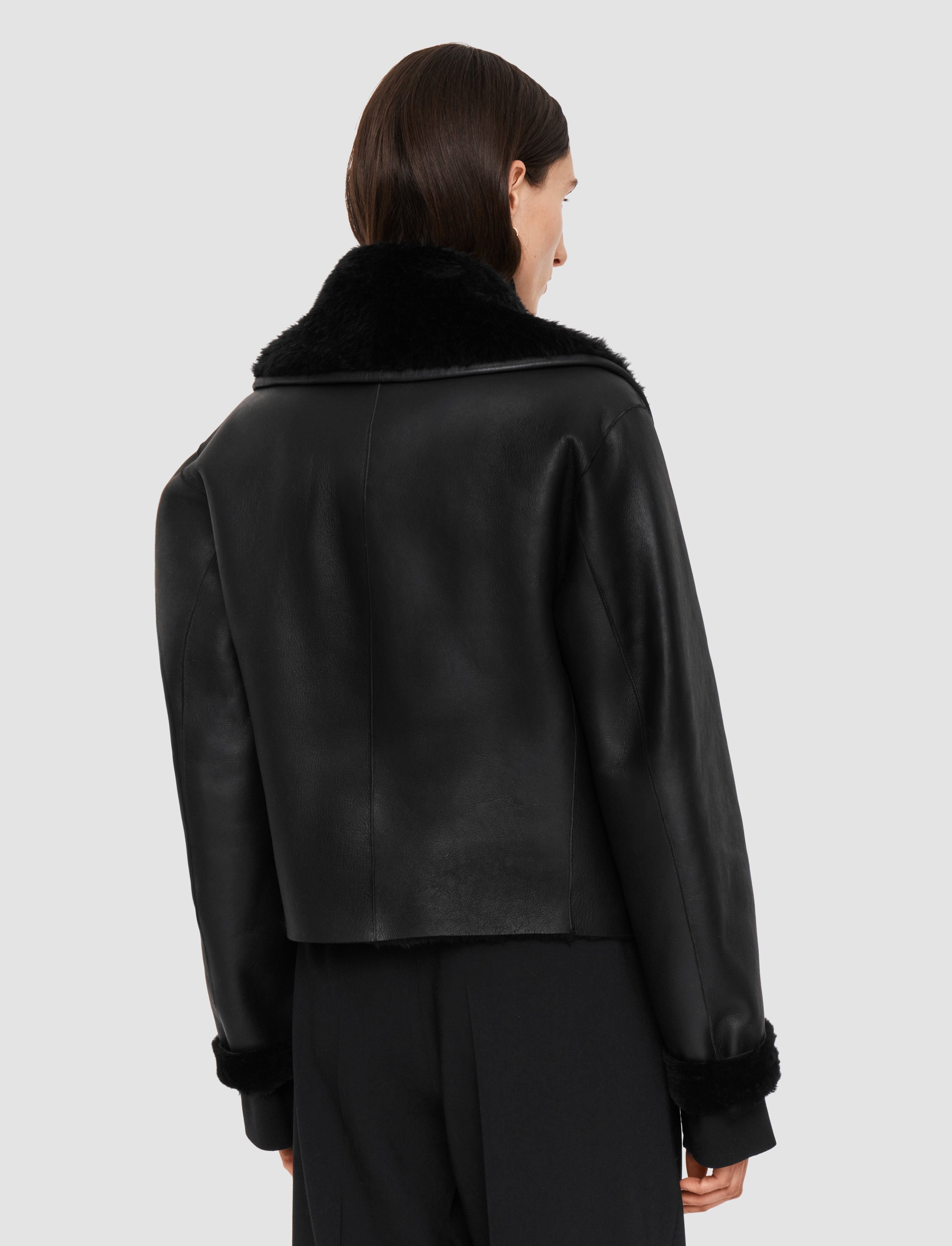 Rousse Textured Shearling Jacket