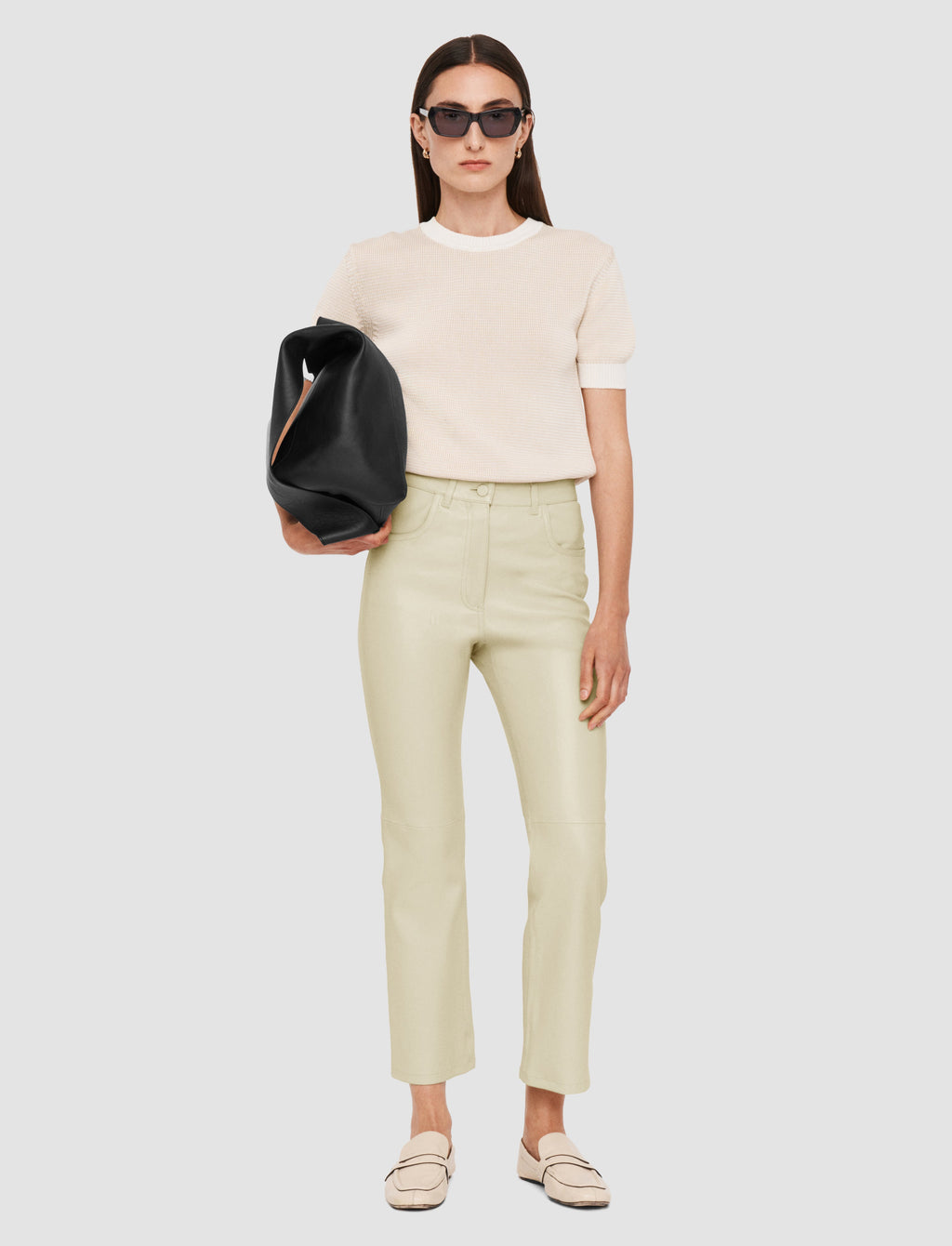 Duke Leather Stretch Trousers