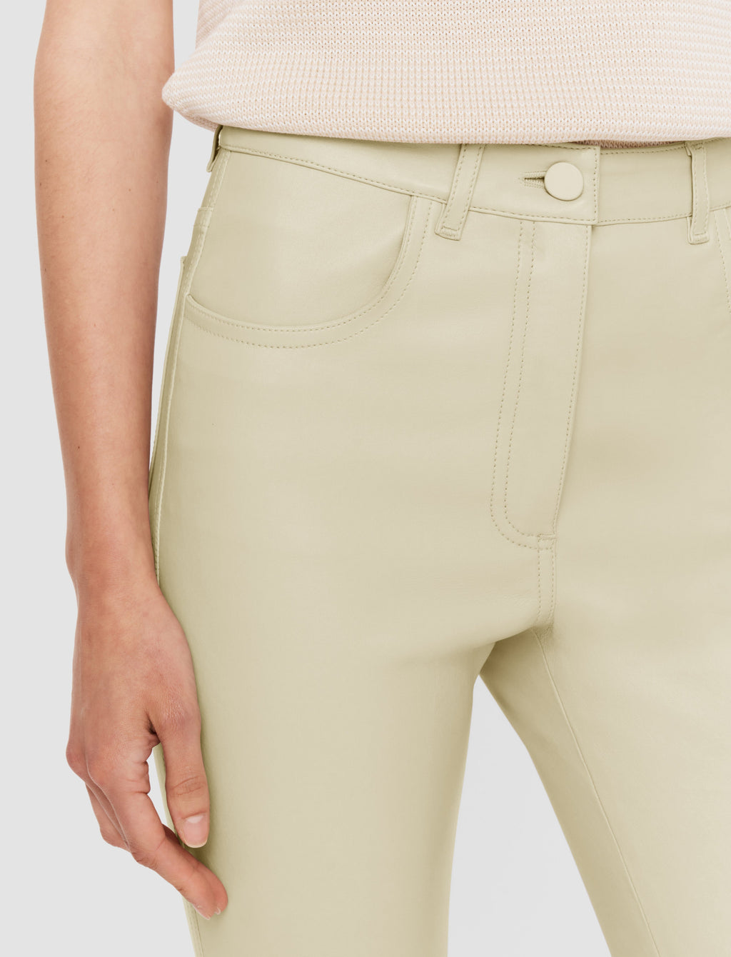 Duke Leather Stretch Trousers