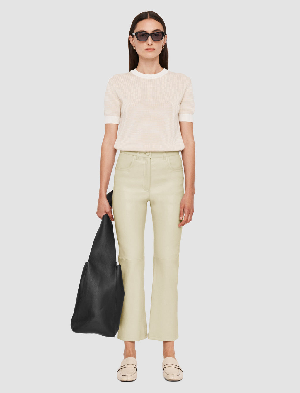 Duke Leather Stretch Trousers