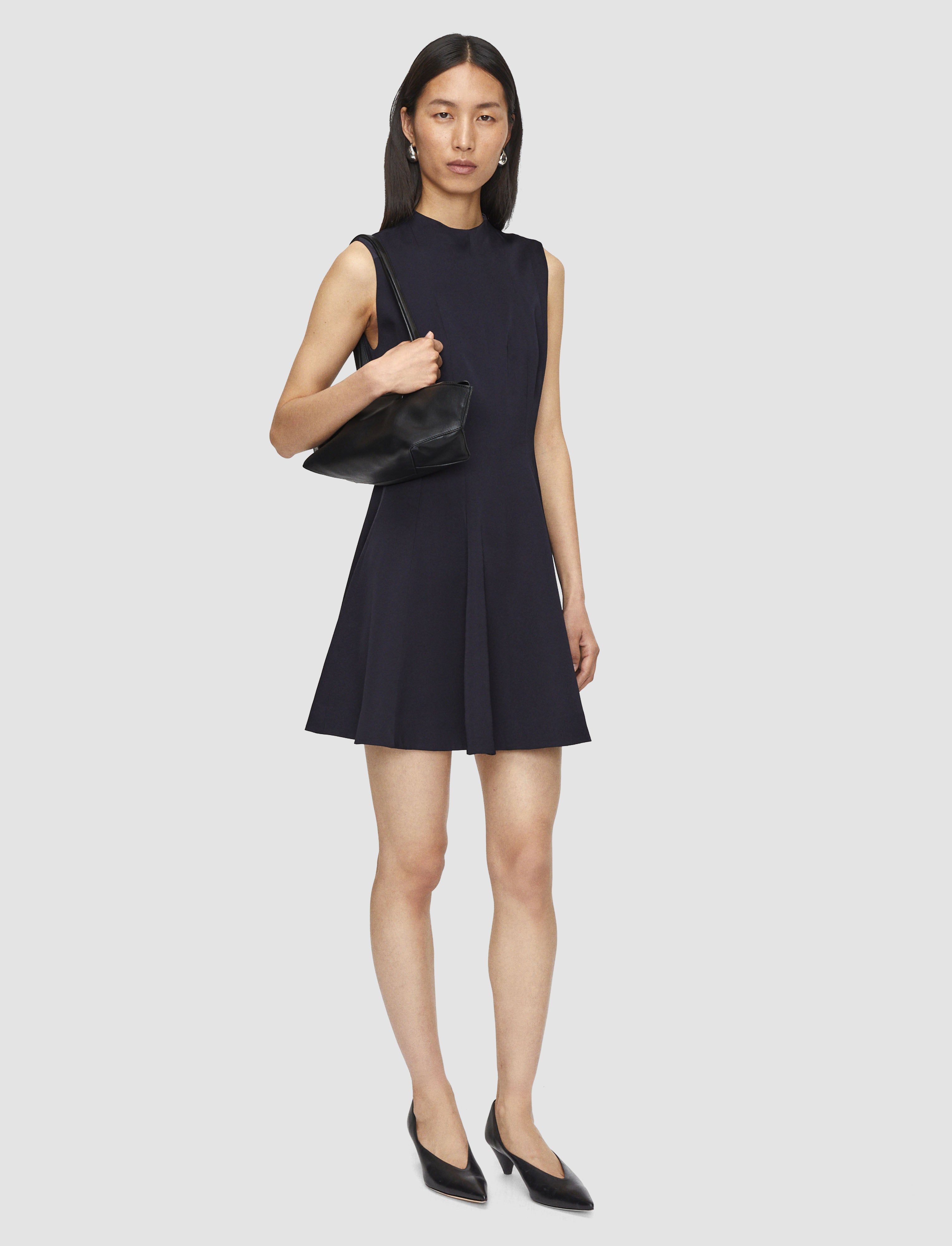 Edita Viscose Crepe Mini Dress